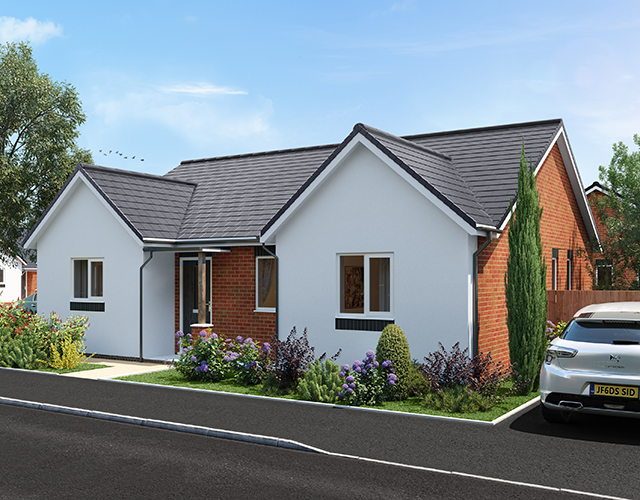 Street scene showing The Delamere property at our Willows development