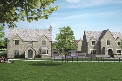 Header image showing the Ampney Meadows development