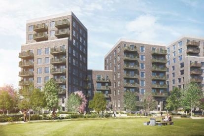 Render of Blackwall Reach