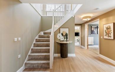 Explore elegant new build hallway ideas, from stylish storage and lighting to mirrors, colour schemes and simple finishing touches.