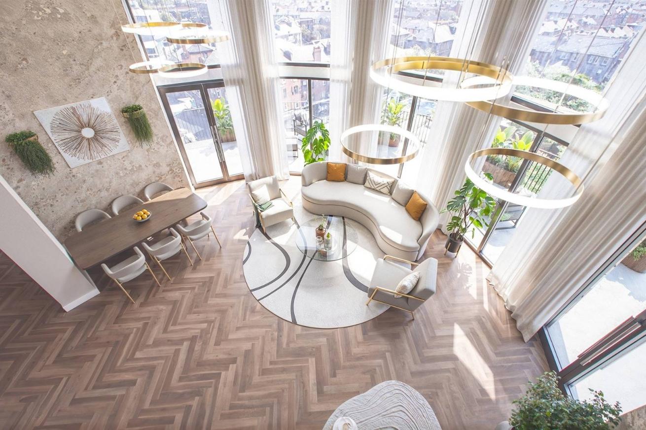 Computer generated images showing The Skylark property type at The Victoria.