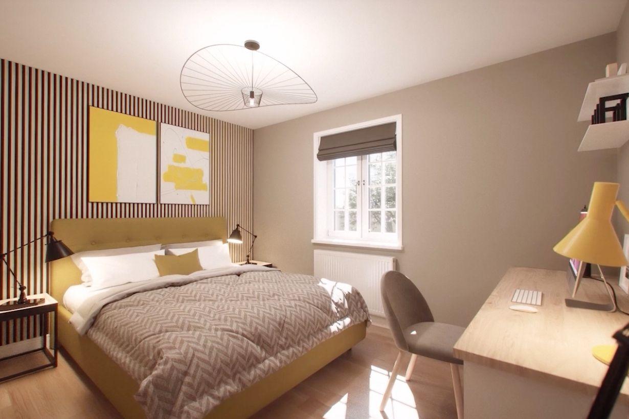 Computer generated images showing the interior of a 4-bedroom home property type.