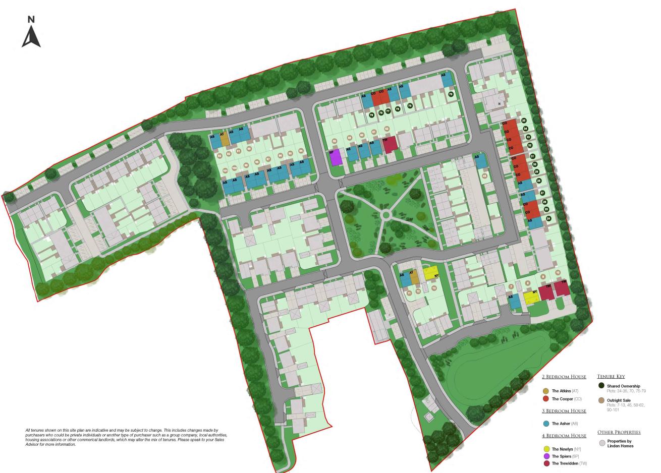 Morva Reach Site Plan