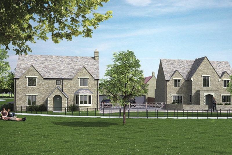 Header image showing the Ampney Meadows development