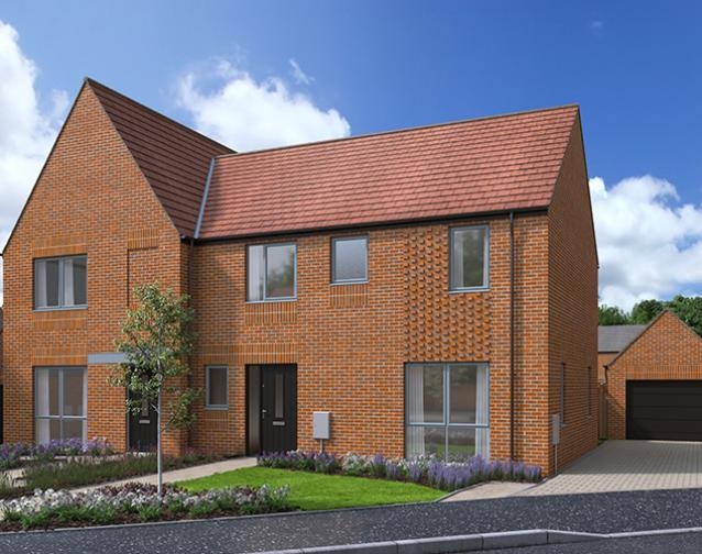 Computer generated image of the primrose 4 bed detached house