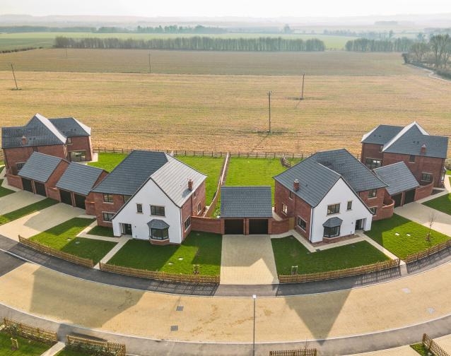 Aerial street view image of The Hawthorns development